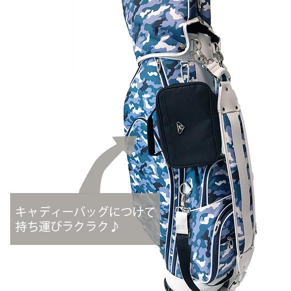 ゴルフポーチ メンズ レディース ラウンドポーチ ラウンドセット ブラック ボール ティー マーカー グリーンフォーク 付き 小物 まとめて一つ 携帯便利 便利グッズ セット プレゼント ゴルフコンペ 景品